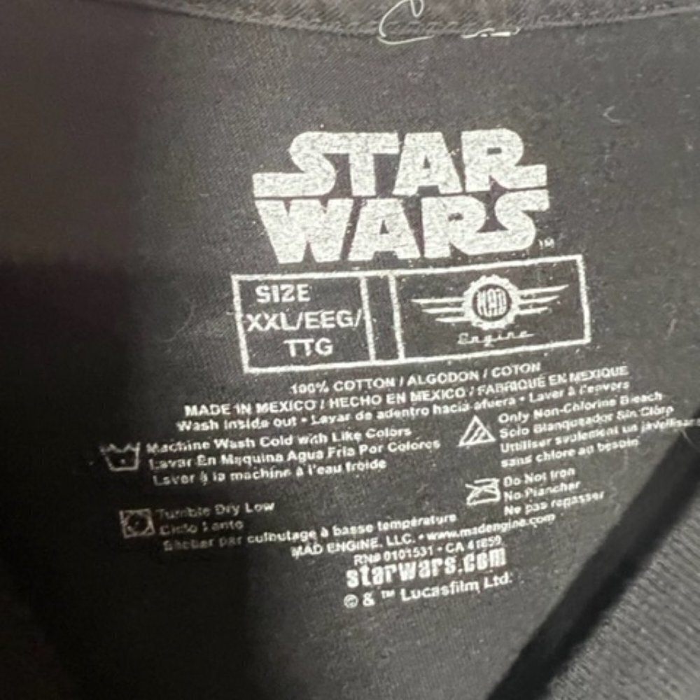 Star Wars And SuperMan Bundle (2) Mens Graphic Short Sleeve Shirts Size XXL - Picture 9 of 11